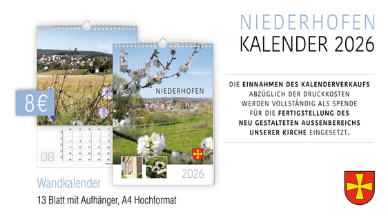 Werbung Kalender 2026